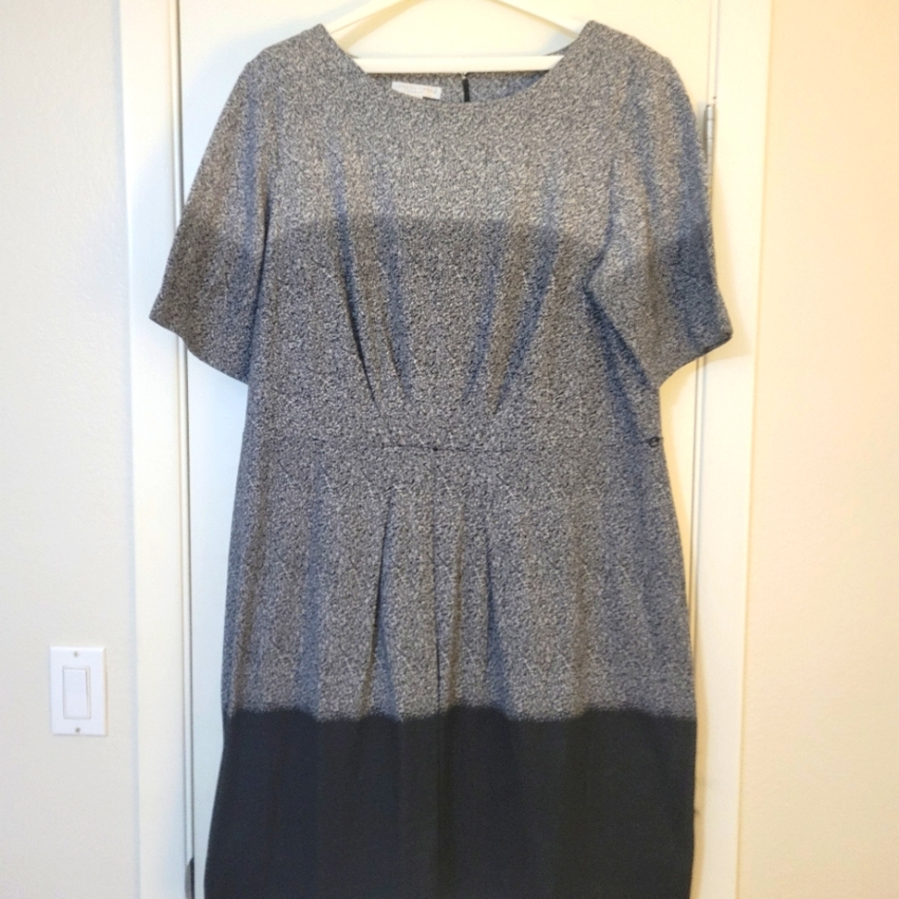 London Times black and gray ombre dress